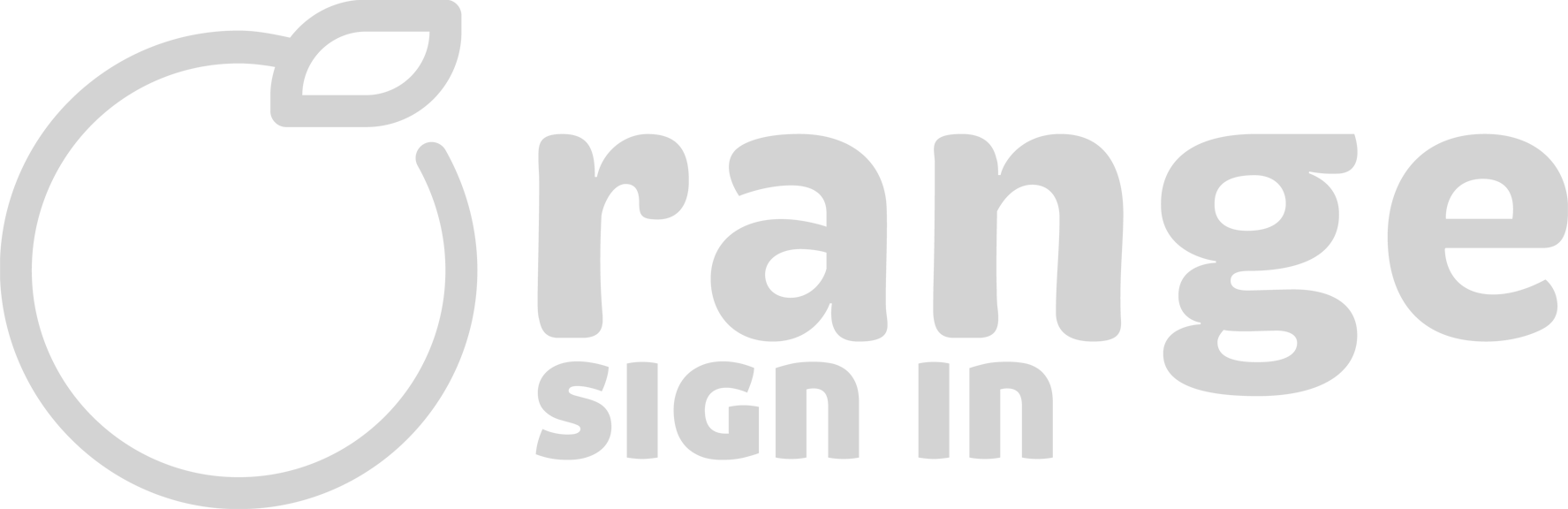 Orange Sign In